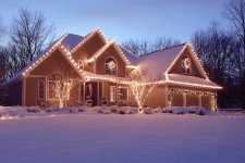 Residential christmas lighting