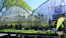 Front of greenhouse