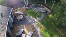 paver walkway to firepit