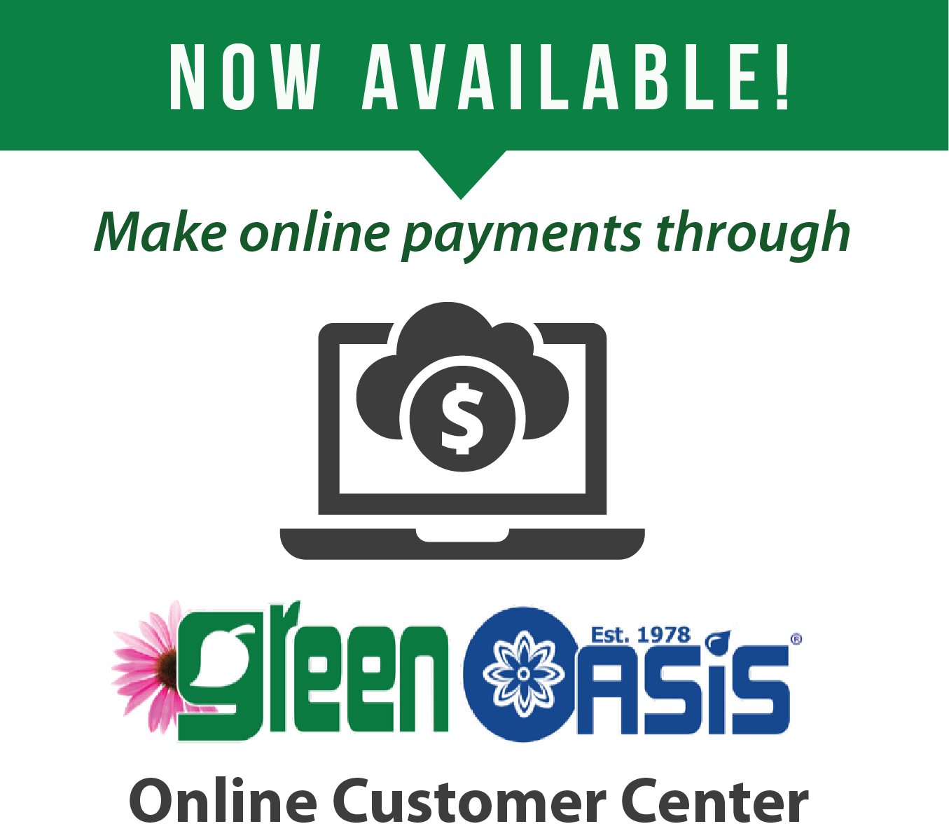 Online Payments - Green Oasis Customer Center